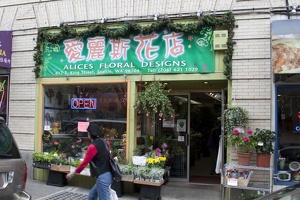 316-3138 Alices Floral Designs, Chinatown, Seattle, WA